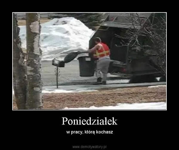 Poniedziałek – w pracy, którą kochasz 