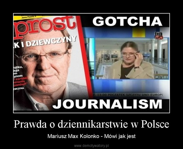 Prawda o dziennikarstwie w Polsce – Mariusz Max Kolonko - Mówi jak jest 