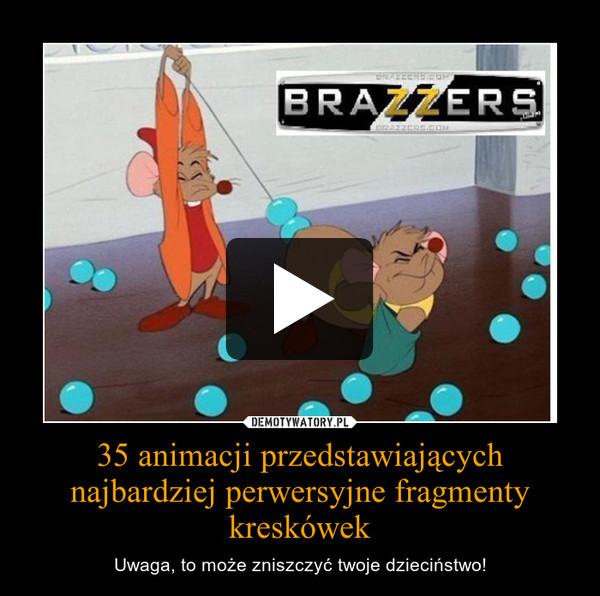 35 animacji przedstawiających najbardziej perwersyjne fragmenty kreskówek