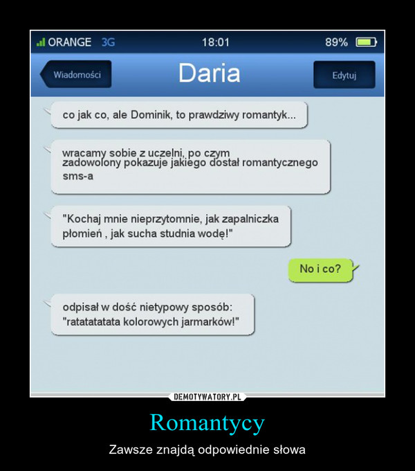 Romantycy – Zawsze znajdą odpowiednie słowa 