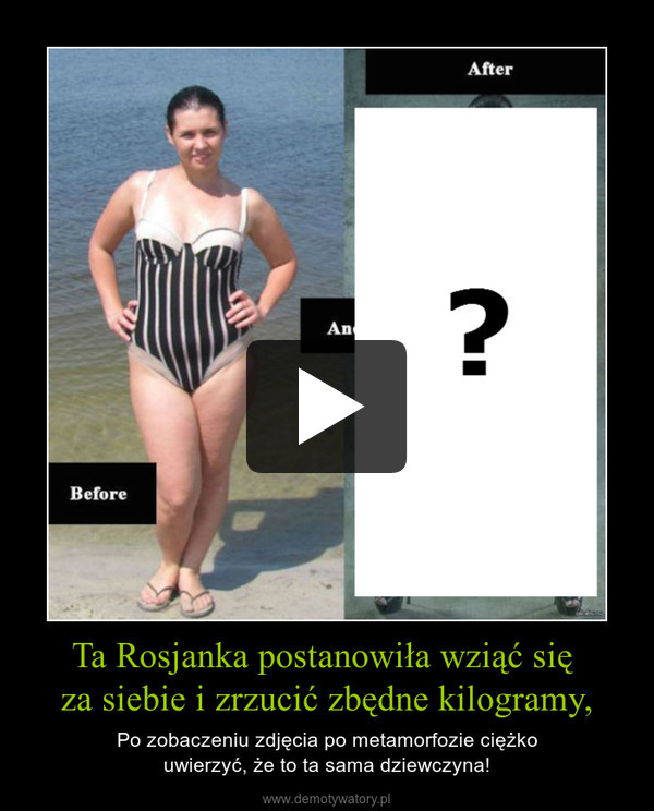 Ta Rosjanka postanowiła wziąć się za siebie i zrzucić zbędne kilogramy, – Po zobaczeniu zdjęcia po metamorfozie ciężkouwierzyć, że to ta sama dziewczyna! 