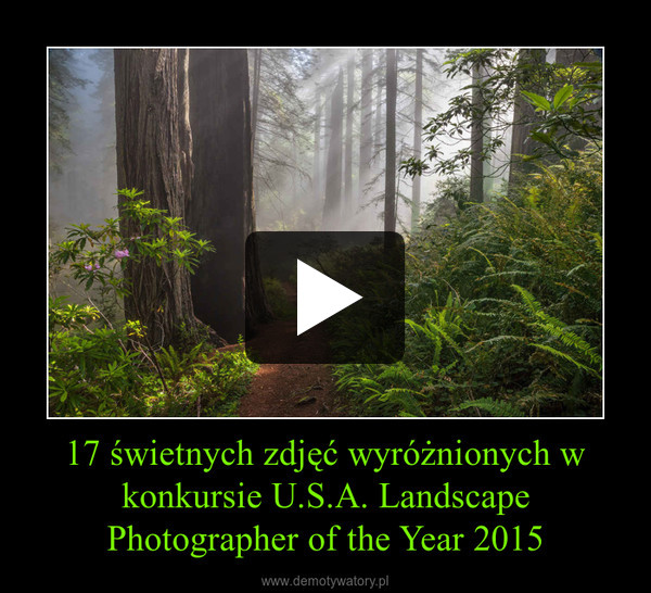 17 świetnych zdjęć wyróżnionych w konkursie U.S.A. Landscape Photographer of the Year 2015