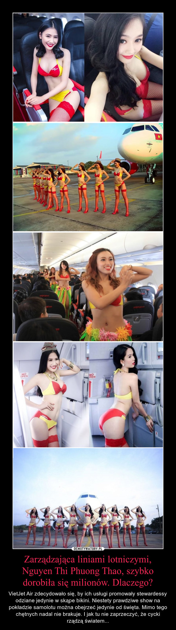 Zarządzająca liniami lotniczymi, Nguyen Thi Phuong Thao, szybko dorobiła się milionów. Dlaczego?