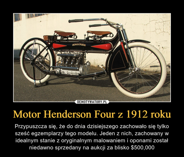 Motor Henderson Four z 1912 roku