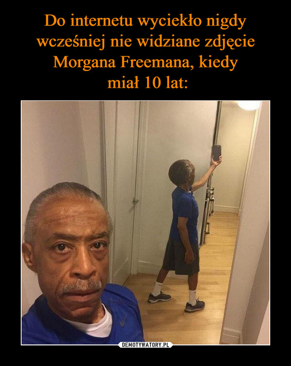 Do internetu wyciekło nigdy wcześniej nie widziane zdjęcie Morgana Freemana, kiedy
 miał 10 lat: