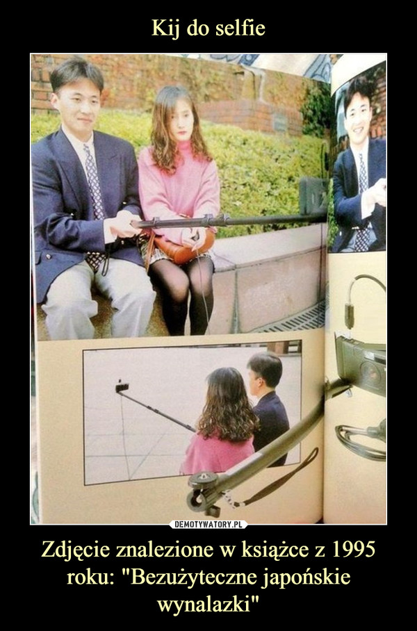 Zdjęcie znalezione w książce z 1995 roku: "Bezużyteczne japońskie wynalazki" –  