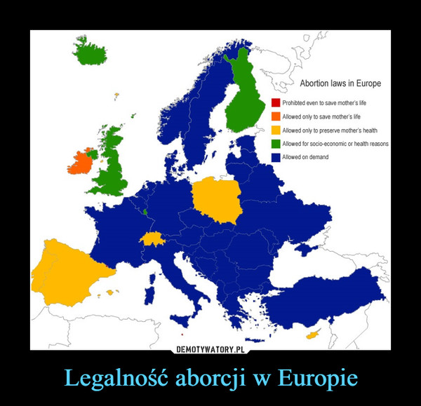 Legalność aborcji w Europie