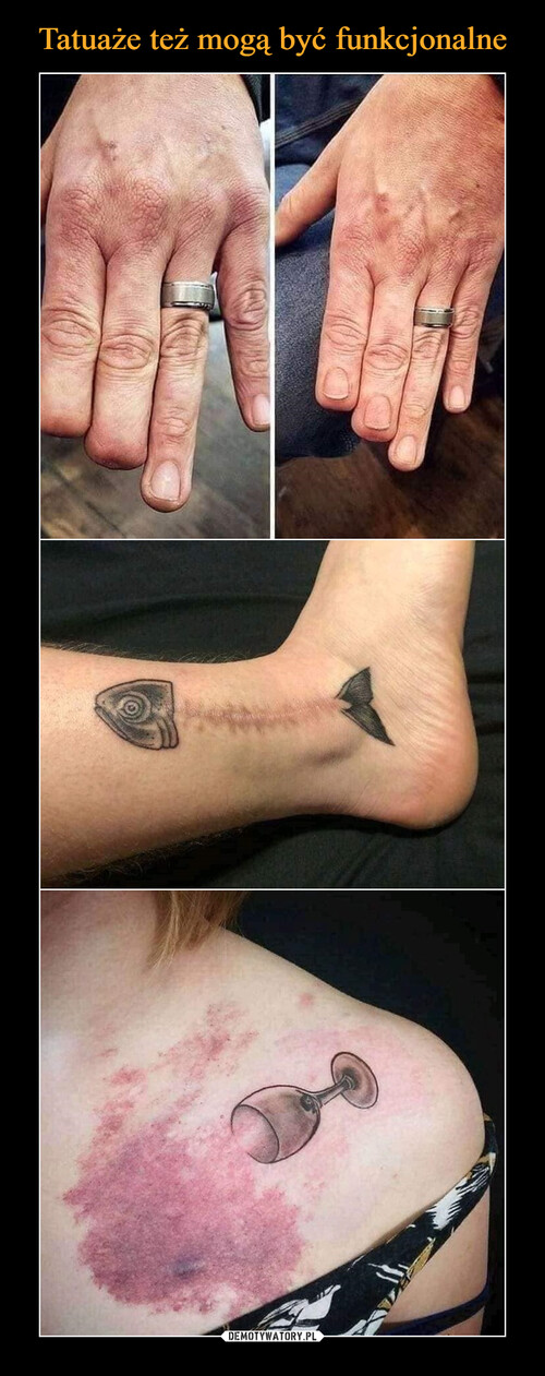 Tatuaże też mogą być funkcjonalne