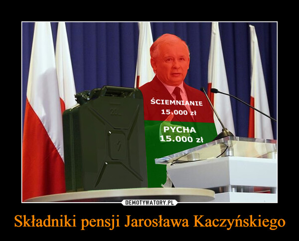 Składniki pensji Jarosława Kaczyńskiego