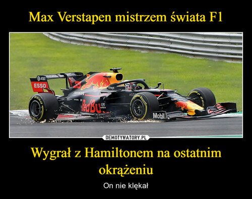 Max Verstapen mistrzem świata F1 Wygrał z Hamiltonem na ostatnim okrążeniu