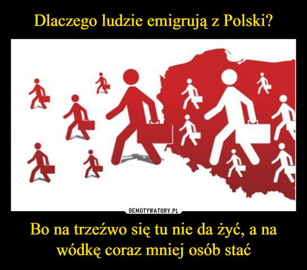 Bo na trzeźwo się tu nie da żyć, a na wódkę coraz mniej osób stać –  