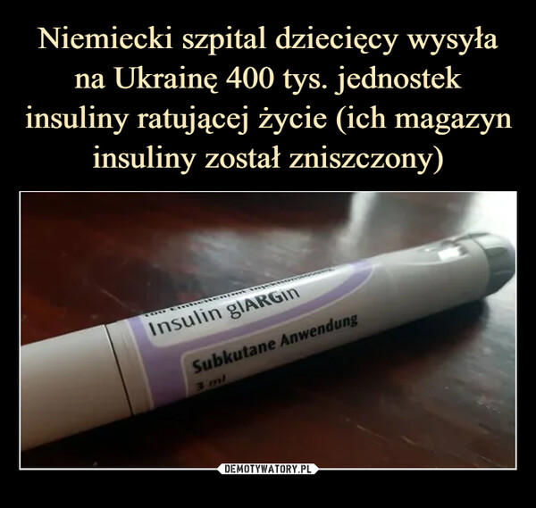  –  Insulin glARGinSubkutante Anwendung
