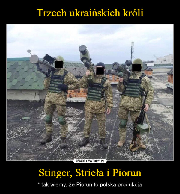 Trzech ukraińskich króli Stinger, Strieła i Piorun