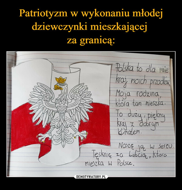  –  Polska to dla mnie kraj moich przodków