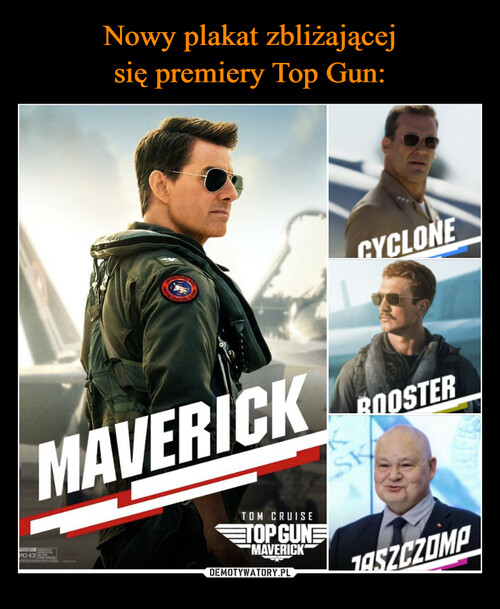 Nowy plakat zbliżającej
się premiery Top Gun: