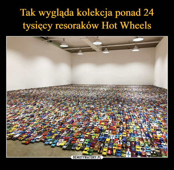 Tak wygląda kolekcja ponad 24 tysięcy resoraków Hot Wheels