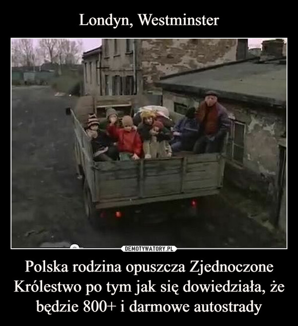 Polska rodzina opuszcza Zjednoczone Królestwo po tym jak się dowiedziała, że będzie 800+ i darmowe autostrady –  nunl