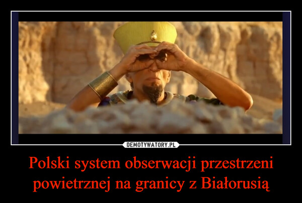 Polski system obserwacji przestrzeni powietrznej na granicy z Białorusią