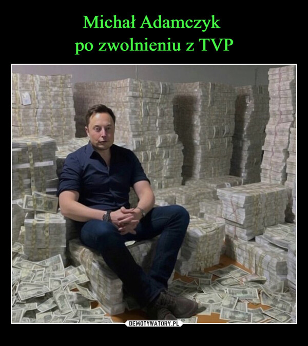 Michał Adamczyk 
po zwolnieniu z TVP