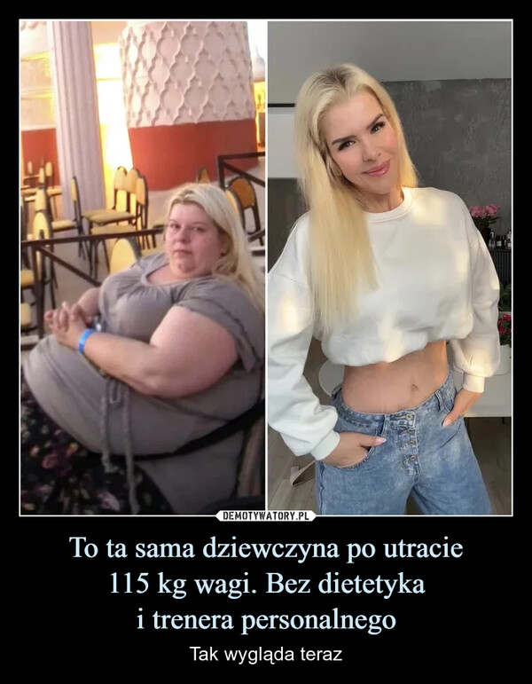 To ta sama dziewczyna po utracie115 kg wagi. Bez dietetykai trenera personalnego – Tak wygląda teraz 